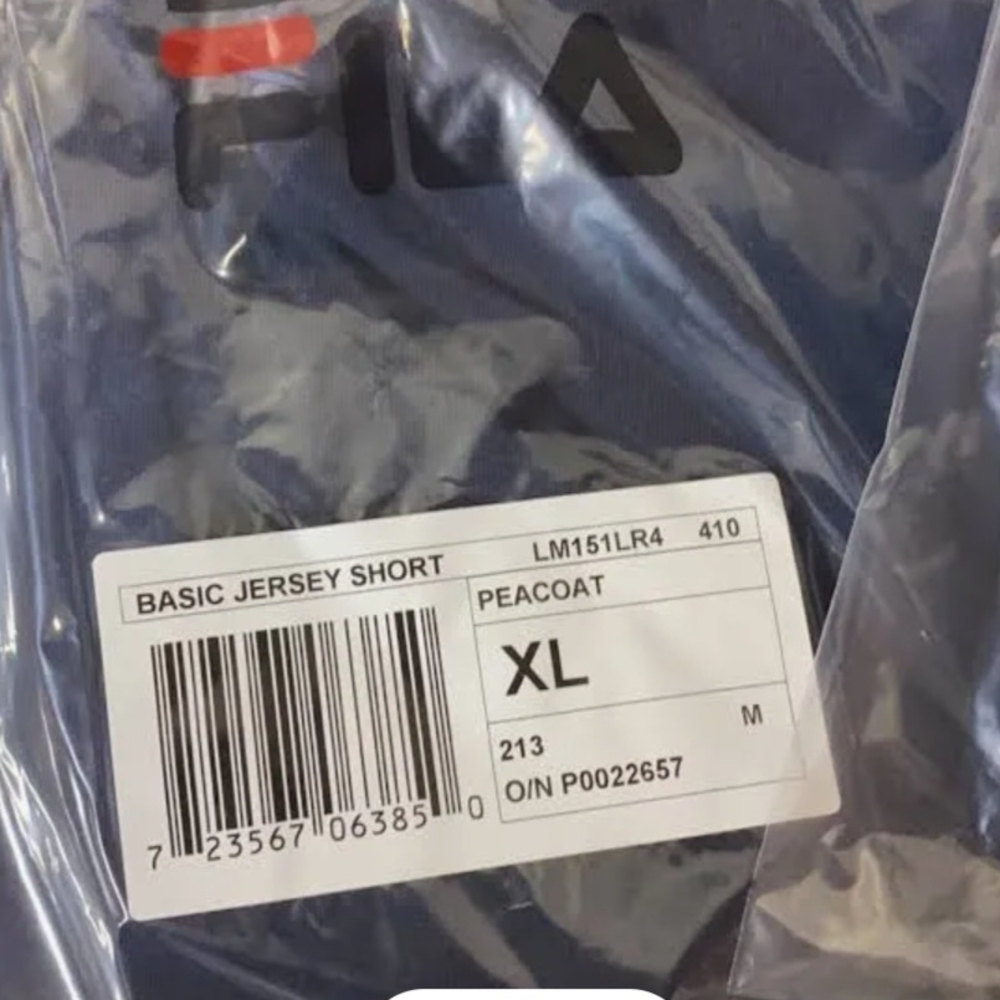 FILA Men's Blue Athletic Jersey Shorts - Picture 4 of 4